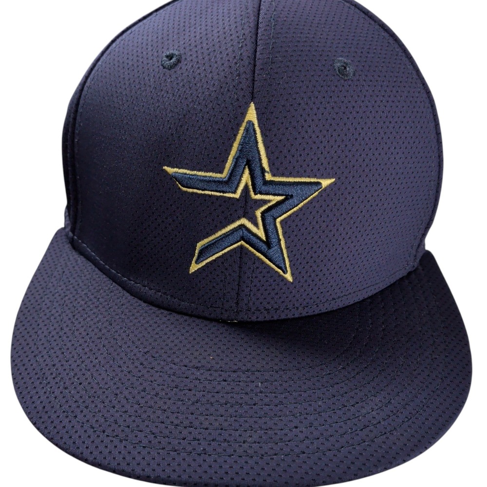 Vintage Houston Astros Star Logo Fitted  Medium Baseball‎ Hat Cap
